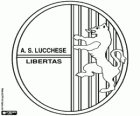 Abzeichen von AS Lucchese Libertas 1905, Fußballverein aus der Stadt Lucca, Toskana