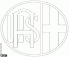 Logo der US Alessandria Calcio 1912, Fußball-Club von Alessandria, Stadt in der Piedmont-Region