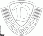 Emblem der SG Dynamo Dresden, Fußball-Club aus Dresden, Sachsen