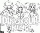 Logo der Dinosaur King Max, Rex und Zoe