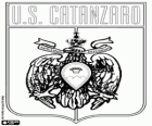Emblem der Unione Sportiva Catanzaro, Fußballverein aus der Stadt Catanzaro in Kalabrien