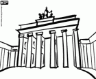 Das Brandenburger Tor, ein Stadttor in Berlin, das eines der wichtigsten Symbole Deutschlands geworden ist