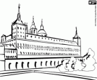 Das Kloster von San Lorenzo de El Escorial befindet sich in der Nähe von Madrid. Meisterwerk der Renaissance-Architektur in Spanien