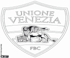 Abzeichen des Foot Ball Club Unione Venezia. Fußballverein aus Venedig in der Region Venetien