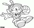 Charmy Biene, die Biene von Sonic Videospiele