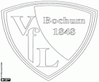 Abzeichen des VfL Bochum, Fußballverein aus Bochum, Stadt in Nordrhein-Westfalen