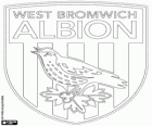 Emblem von West Bromwich Albion FC. Fußballverein aus West Bromvich, auch bekannt als The Baggies, The Throstles