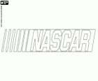 Logo von NASCAR, der wichtigste Wettbewerb in der Welt mit Fabrik-Autos