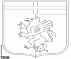 Emblem der Genoa CFC. Fußball-Club von Genua, Hauptstadt von Ligurien