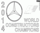 Mercedes AMG Petronas 2014 FIA Formel 1 Konstrukteurswertung Weltmeister