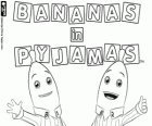 Logo von Bananas in Pyjamas mit den beiden Protagonisten