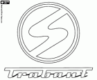 Logo der Trabant, deutsche Marke kostengünstige Autos