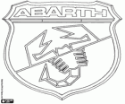 Logo der Abarth, italienische Marke Wettbewerb Autos