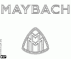 Logo der Maybach, super-Luxus-Automarke aus Deutschland