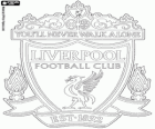 FC Liverpool Logo. Fußballverein aus der Stadt Liverpool, bekannt als die roten, The Reds