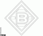 Borussia Mönchengladbach-Emblem. Fußballverein in der Stadt Mönchengladbach, Nordrhein-Westfalen