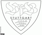 Wappen des VfB Stuttgart. Sportverein aus der Stadt Stuttgart in Baden-Württemberg