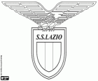 Abzeichen der SS Lazio. Sportverein in Rom, Hauptstadt der Region Latium