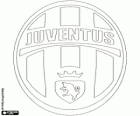Logo der Juve, Juventus FC. Fußballverein aus Turin, Hauptstadt des Piemont