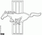 Logo der Mustang, Automobil von den Vereinigten Staaten von Amerika
