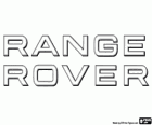 Logo der Range Rover, Luxus-SUV-Auto des Vereinigten Königreichs