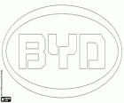 Logo von BYD Auto, Automarke, chinesische Aktiengesellschaft