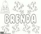 Brenda, Name des unsicheren Ursprung. Es könnte die weibliche Form des nordischen namens Brand, d.h. Schwert