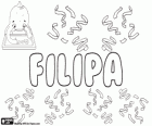 Filipa, Name griechischen Ursprungs, weibliche Form von Filip