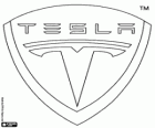 Logo von Tesla Motors, Elektrik-Automobile-Marke aus den USA