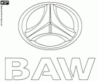 Logo der BAW, Beijing Automobile Works, fahrzeughersteller in China