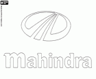 Logo der Mahindra, Automobil-Marke aus Indien