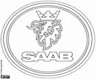 Saab-Logo, schwedische Automobilmarke