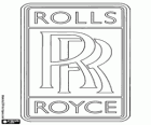 Logo von Rolls-Royce, britische Marke von Luxus-Autos