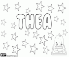 Thea, Diminutiv von Namen wie Theodora und Dorothea u.a.