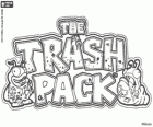 Original-Logo des The Trash Pack in Englisch