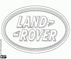 Logo der Land Rover, britische Marke von 4 x 4 Fahrzeugen, Allradantrieb
