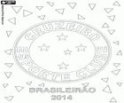 Cruzeiro von Belo Horizonte, Meister der brasilianischen Fußball-Meisterschaft im 2014. Brasileirão 2014