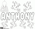 Anthony, Name aus dem lateinischen Namen kommt, Antonius