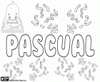 Pascual, Kind der Name lateinischen Ursprungs. Kommt von Paschalis, deren Bedeutung im Vergleich zu Ostern ist