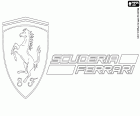 Emblem des italienischen Rennstalls Formel 1 Ferrari