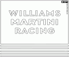 Logo der Formel-1-Team Williams Martini Racing