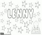Lenny, Name des englischen Ursprung. Variante von Lennie. Lenny, Diminutiv von Leonard