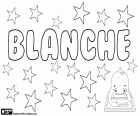 Blanche, Namen für Mädchen von germanischen Ursprungs. Abgeleitet von dem germanischen Blank, ist seine Bedeutung, weiß und rein. Blanche, englischen und französischen Namen