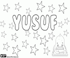 Yusuf, Name eines Propheten im Koran. Yusuf, sind einige seiner Varianten Yosef und Yusef