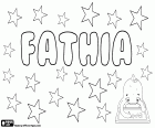 Fathia, Variante des Fadia. Fathia, Arabische Name für Mädchen