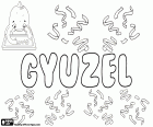 Gyuzel, weiblicher Vorname in verschiedenen Sprachen. Gyuzel, Variante von Giuzel und Guzel