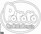 Original-Logo im englischen Pororo der kleine Pinguin