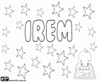 Irem, İrem, Name arabischen Ursprungs. Irem, weibliche türkische Namen auch selten als ein männlicher Vorname