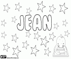 Jean, englische Namen für Mädchen. Jean, Variante von Jane, weibliche Form in Englisch von Johann, John. Jean ist auch ein französischer männlicher Vorname