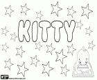 Kitty, Namen für Mädchen mit unterschiedlicher Herkunft. Kitty, Name des irischen Ursprungs, abgeleitet von Katherine. Kitty, Diminutiv von Namen wie Kathy, Katey und Karen